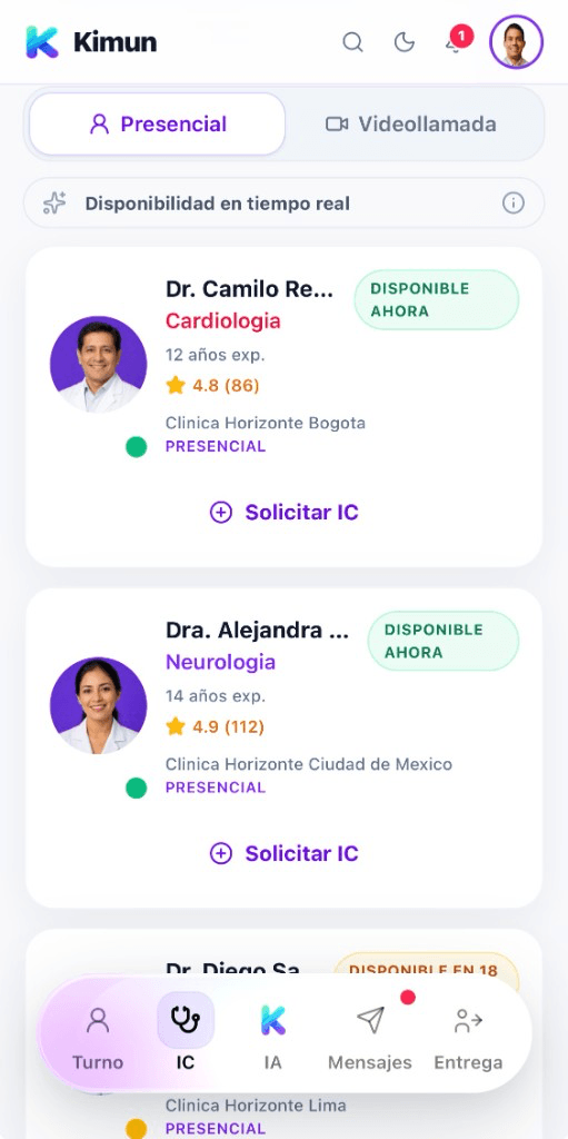 Kimun app — IC